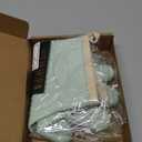 MAD SHARK Silicone Oven Mitts Heat Resistant 450 Degrees,Waterproof & Non-Slip Oven Gloves with Fingers,Cotton Lined Silicone Oven Gloves Kitchen Mitts for Baking Cooking Barbecue,Women (Green)