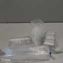 TOFLEN 50 Pack 5 oz Plastic Dessert Cups with Lids for Party, Mini Dessert Cups with Spoons Dessert Shooter Cups for Yogurt Parfait, Appetizer, Pudding, Fruit and Ice Cream