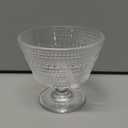 Glass Dessert Bowls Breakfast Cups,Dessert cups Set of 4, 9oz Glass Ice Cream Sundae Cups，Glass Dessert Bowls, For oats，Ice Cream, Milk, Sorbet, Yogurt (4PCS)