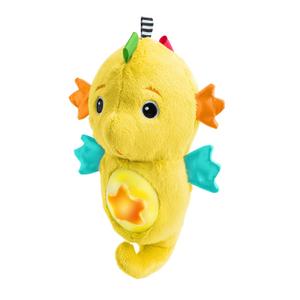 Baby Einstein Sea Dreams Seahorse Plush Soother Toy, with Music and Lights, Ages 0 Months and Up, Yellow (9.05 x 5.91 x 4.72 in)