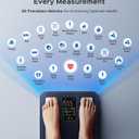 Smart Scale for Body Weight, FSA&HSA Eligible, Bathroom Digital Weighing Scale with 8-in-1 Large Display, 22 Metrics with BMI, Body Fat, Heart Rate, Compatible with iOS & Android