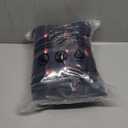 dressfan Unisex Pajamas Checked Hooded Cozy Jumpsuit Zipper Onesie Christmas Pajamas for Family Couples Women Men (Blue Red Check, Large)