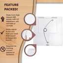 Morvat Adjustable Spring Access Panel 12"x12" Inches, for Drywall, Ceiling, Electrical, Plumbing Heavy-Duty & Easy Install, Wall Hole Cover Plate, White | Fits 7.5"x8.5" - 12"x12" Inches | (1-Pack)
