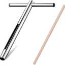 Soil Sample Probe 12 Inch with T Handle, Soil Sampler Tool, Soil Test Kit, Soil Probe for Soil Sampling Plant Care Lawn Garden Farm