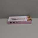 Curling Iron,Cordless Rechargeable Curling Iron,Cordless Hair Curler(3 Gear),Travel Mini Straightener 4000mAh,USB Charge Battery Flat Iron and Curler 2 in 1 for Long Short Hair(Small & Black)