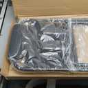 FATOLRD Folding Bar Stool with Back, 1PCS Tall Foldable Stool Chair Portable Collapsible for Adult Stools Counter Height Seat Leather Padded Kitchen Shop Comfortable Sturdy 29.5 Inch