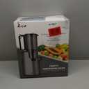 Cold Press Juicer, Masticating Juicer with Wide Feed Chute, Slow Juicer Machines Fit Whole Vegetables and Fruits with High Juice Yield, Easy to Clean (Black)