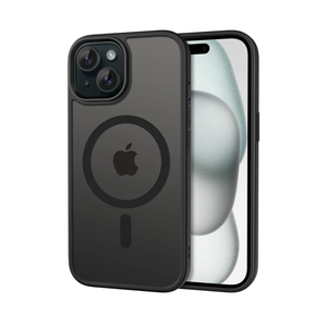 CACOE Magnetic Case for iPhone 15 2023 6.1 inch-Compatible with MagSafe & Magnetic Car Phone Mount,Anti-Fingerprint TPU Thin Phone Cases Cover Protective Shockproof (Matte Black)