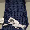 Electric Heating Pads,Heating Pad for Back,Shoulder,Hot Pad for Neck and Arms,Abdomen,Moist Heated Pad for Legs and Knee,Auto Shut Off(Navy Blue, 24''12'')