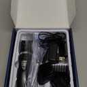 oneisall Quiet Cat Clippers for Matted & Long Hair, 2-Speed Cordless Pet Shaver Grooming Kit for Cats, Small Dogs & Animals (Black)