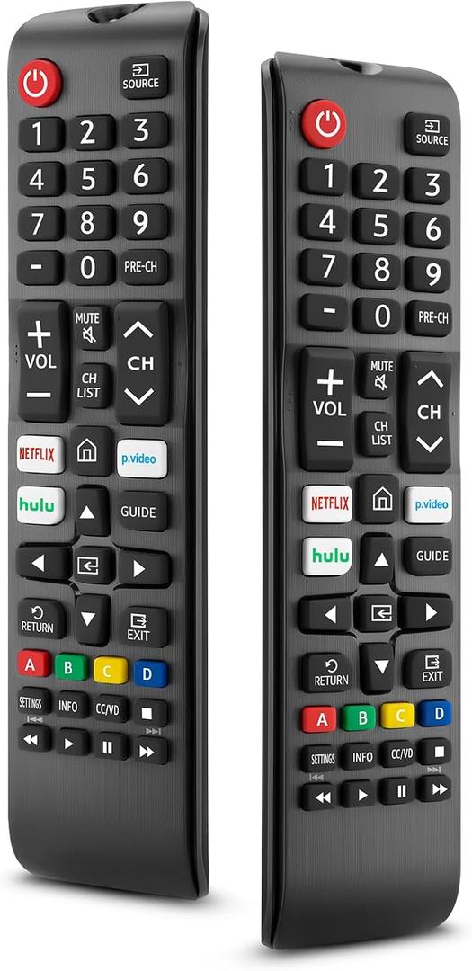 Pack of 2 Replacement for Samsung TV Remote Control, Universal Remote for Samsung Smart TV Frame Crystal UHD OLED QLED 4K 8k Series