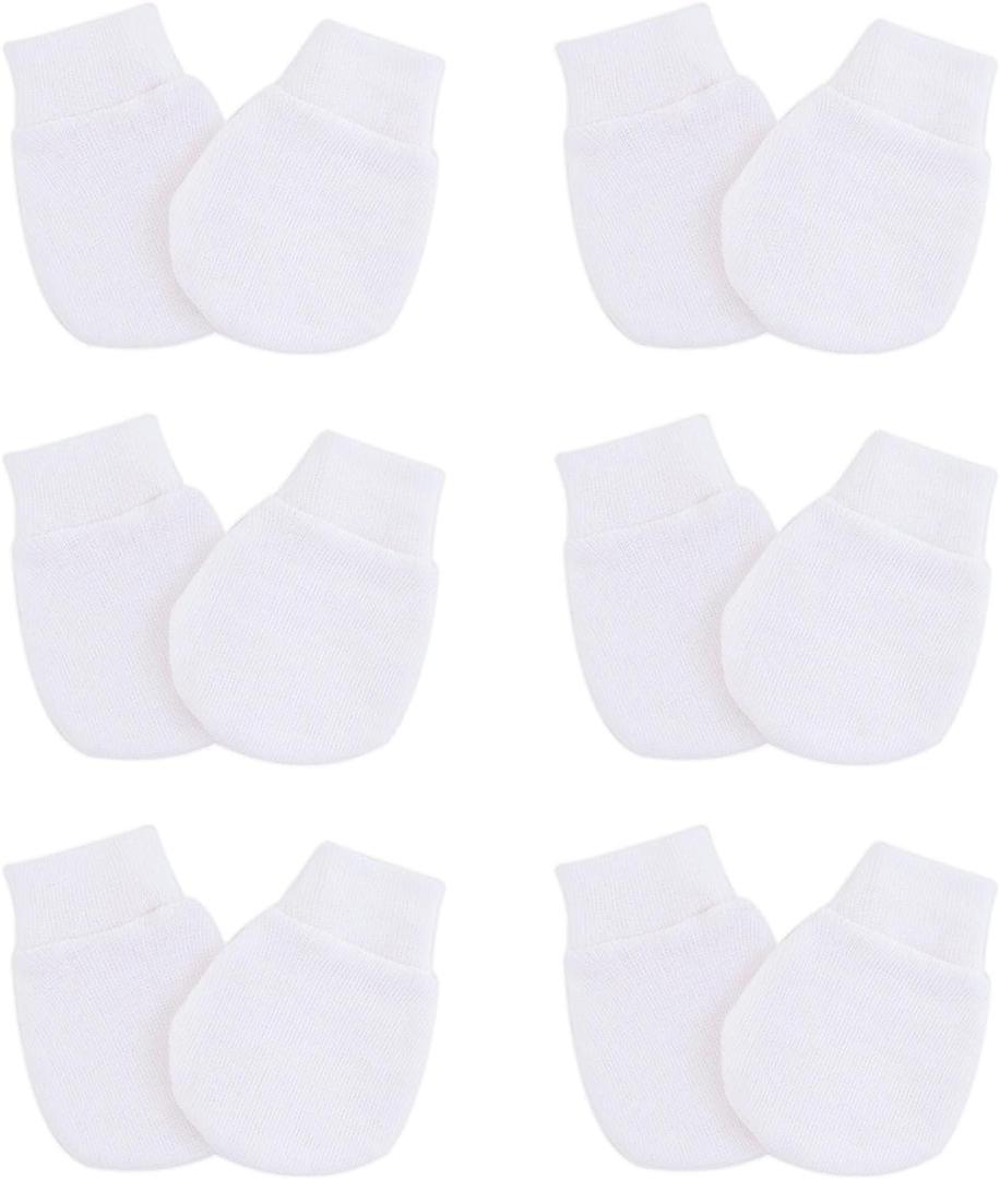 Baby Mittens No Scratch Mittens Infant Soft Gloves Mittens for 0-6 Months Boys Girls