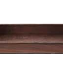 HOMSFOU Newborn Wooden Bed Prop 11X16 Inch Vintage Baby Photography Bed for Creative Photoshoots and Studio Use (41.00X28.00X18.50CM, Coffee)