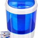 Portable Single Tub Washer - The Laundry Alternative - Washing Capacity Less Than 1.2Kg - Portable Clothes Washer For Small Clothes Like Socks, Undergarments Etc - Travel Washing Machine
