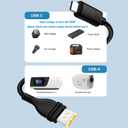 20V CPAP Power Cord for ResMed AirSense 11 AirCurve 11 & AirMini CPAP Machines Power CPAP Charger DC Coverter Cable Fit PD 20v Charging Head/ 65W Battery Backup/Power Station/Power Bank