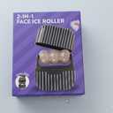 Ice Roller for Face and Eyes - Facial Skin Care Tools with 2 in 1 Face Roller and Travel Case, Self Care Gift for Men Women 