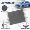 Air Conditioning A/C Condenser Compatible with Ford C-Max Escape # 4106, CV6Z19712B, CV6Z19712KB