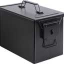 Ammo Can&Ammo Case Storage Box,Metal Ammo Box,Fireproof/Waterproof/Airtight/Used for Storage 30 & 50 Cal Ammunition, 340 * 205 * 265mm