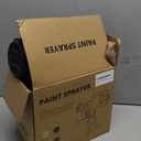 Brushless Cordless Paint Sprayer Compatible with Milwaukee 18V Battery (Battery Not Included),1000ml/min High Flow,1200ml Container,150 Din/s Max Viscosity,Paint Sprayer for Furniture (Red)