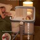 GROWNSY 5-in-1 Baby Bassinet Bedside Sleeper with Gentle Manual Rocking, Standard