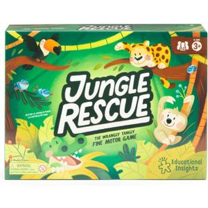 Educational Insights Jungle Rescue - Toddler Board Games for 3 Year Olds, Fine Motor Skills Toys for Toddlers, Matching Preschool Games, Hand Eye Coordination Toys, Dexterity and Fine Motor Game