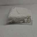 DWCN Velvet Curtains 84 inches Long - Room Darkening Noise Absorb Tieable Grommet Curtains & Drapes Warm Soft Texture Privacy Drapes for Bedroom/Living Room/Farmhouse Style Decor W52 x L84, Ivory