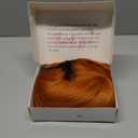 morvally 23" Women Long Wig Big Wavy Heat Resistant Synthetic Straight Hair with Bangs for Cosplay Costume Halloween Party (2735# Ginger Orange)