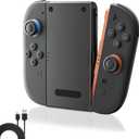 Charging Grip for Nintend0 Switch 2 JoyC0n  Left and Right Hand Grip, Play While Charging, Dual Controller Charging, LED Indicator, Compact Design, Includes Type-C Cable