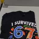 I Survived 67 Days of School Six Seven 6 7 Meme T-Shirt, S