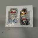 Pacific Giftware Day of The Dead Couple Man and Woman Ceramic Salt and Pepper Shakers