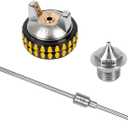BEETRO 1.0mm Nozzle Kit Stainless Steel for HVLP Professional Gravity Feed Air Spray Gun TC0413