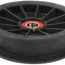 Flat Idler Pulley 5-7/8" Diameter Replacements for Hustler Fastrak Mower, Part Number 784504, Replaces for Hustler 784504 Exmark 109-0977 Toro 109-0977, Fits Fastrak and Mini Fastrak