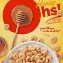 2 x Honey Ohs! Family Size Cereal, Crunchy Breakfast Cereal Os Made with Sweetened Corn, Oats and Rice, 20 OZ Box (EXP 09/26/26)