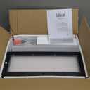 Bread Box for Kitchen Countertop: Bamboo Bread Storage Container for Homemade Bread, 2 Layer Breadbox, Large Bread Keeper Holder, Black