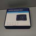 Cordless Heating Pad for Back Pain Relief, Heated Back Belt Abdomen Warmer Lumbar Support, Lumbar Massaager with Heat (Gray)