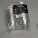 Juvale Plastic Cups with Lids - 5 Oz, Clear, 50-Pack - Dessert Cups & Ice Cream Containers with Dome Lids - Leak-Resistant Design