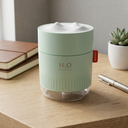 500ml Mist Humidifiers, Waterless Auto-Off Quiet Air Humidifier with Night Light, with 10~16 Working Hours for Home Office Baby Bedroom