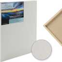 Da Vinci Pro Medium Textured Gesso Panel - 16x16" - 4 Pack - 7/8" Depth Wood Panels for Painting - Accepts Mediums Like Canvas - for Oils, Acrylics, Mixed Media, Pastels & Drawing Sticks