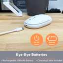 3 x X9 2.4G Wireless Mouse - Quiet and Comfortable Computer Mouse with USB Receiver and 3 Adjustable Levels - Cordless Mouse Wireless Mice for Windows Mac PC Notebook Chromebook