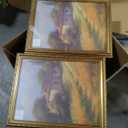 upsimples 2 Pack 11x14 Gold Picture Frame with Real Glass, Ornate Vintage 11 x 14 Photo Frames for Wall Decor