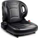 SEATIN Universal Forklift Seat W/ Switch, Retractable Safety Belt fits Toyota Forklift Aftermarket, Tractor, Skid Loader, Excavator, Dozer, Backhoe, Telehandler, UTV, ATV