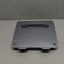 Nulaxy Height Adjustable Laptop Stand for Desk, Dual Foldable Aluminum Computer Riser, Pull Out Design Ergonomic Sit to Notebook Holder Convertor, Compatible with All 10-17" Laptops, Tablets, Gray