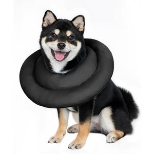 Comfortable Adjustable Soft Cone Alternative - Medium Dog & Cat Recovery Collar, Elizabethan Donut Collar, Different Sizes for Small, Medium & Large Pets