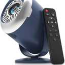 Mini Projector with WiFi and Bluetooth, Native 1080P 4K Support Portable Projectors for iPhone, Electric Focus and 180 Rotating, 170 Proyector for Home Theater, for Phone/HDMI/USB/TV Stick