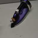 Hamilton Beach Steam Iron for Clothes & Garment Steamer with Smooth Press Stainless Steel Soleplate, 1200 Watts, 8 Retractable Cord, Black (14214)