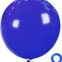 Blue Big 36 Inch Balloons, 9Pcs Blue Giant Big Latex Balloons, Large Balloons for Birthday Wedding Party Decorations. (blue)