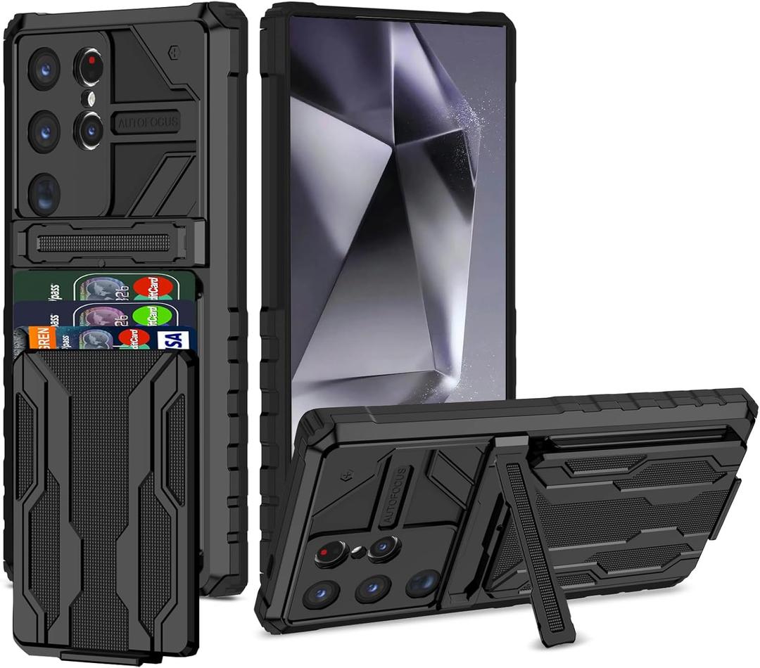 Samsung Galaxy S24 Case with Kickstand, Military Grade Full Body Shockproof Case for S24 Ultra 6.8''