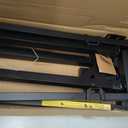 Amazon Basics Metal Bed Frame, 9-Leg Support Base for Box Spring and Mattress, Queen Size, Tool-Free Easy Assembly, 79.5" L x 59.5" W x 7" H, Black