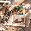 DEARART Cute Bookmark Page Markers Gift for Women Teacher Students Book Lovers, Durable and Flexible Bookmark, 6 Series (36pcs), Lucky Cats