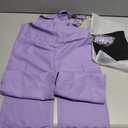 WDIRARA Girl's Two Piece Denim Overalls Clothing Set Round Neck Sleeveless Workwear with Pockets Size 10Y